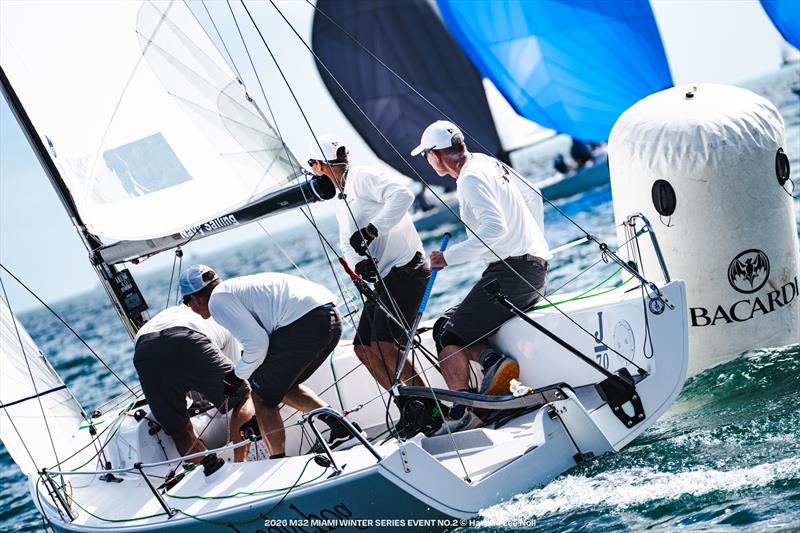 2026 Bacardi Winter Series photo copyright Hannah Lee Noll taken at Shake-A-Leg Miami and featuring the J70 class