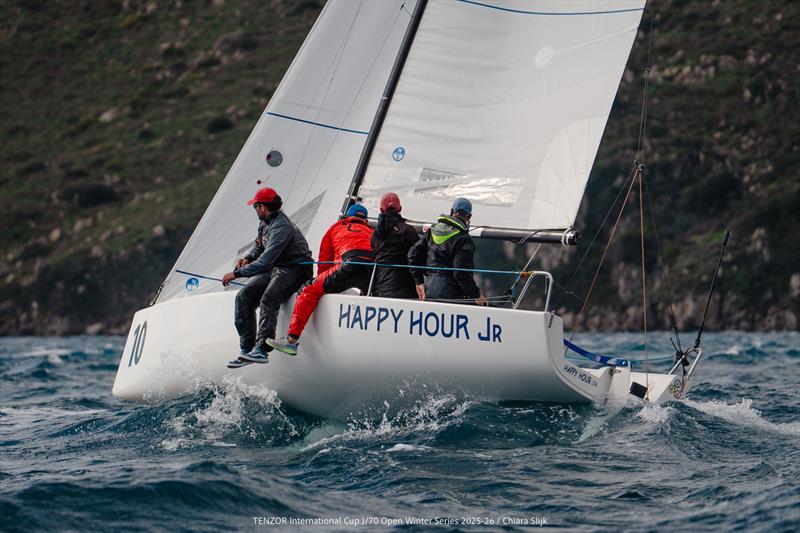 Tenzor International Cup - J/70 Open Winter Series 2025/26 - Leg 4 Day 1 - photo © Chiara Slijk