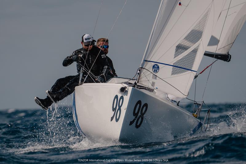 Tenzor International Cup - J/70 Open Winter Series 2025/26 - Leg 4 Day 1 - photo © Chiara Slijk