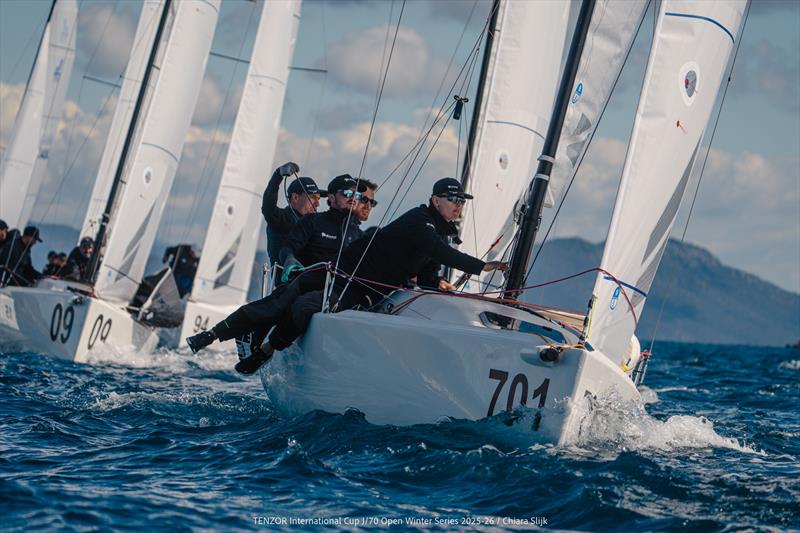 Tenzor International Cup - J/70 Open Winter Series 2025/26 - Leg 4 photo copyright Chiara Slijk taken at Tenzor Sailing Club and featuring the J70 class