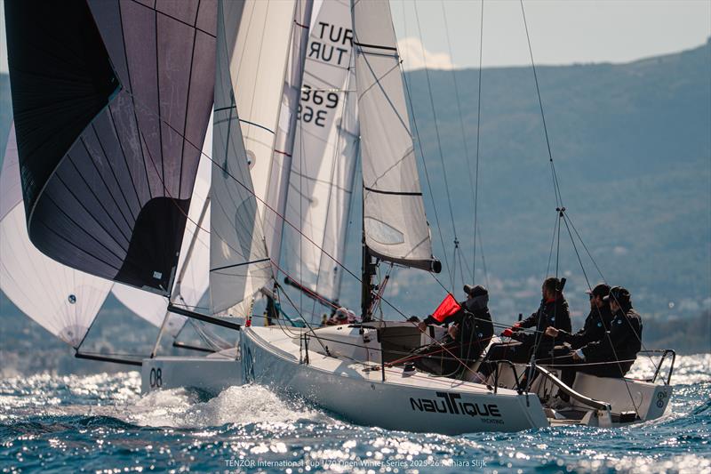 Tenzor International Cup - J/70 Open Winter Series 2025/26 - Leg 4 photo copyright Chiara Slijk taken at Tenzor Sailing Club and featuring the J70 class