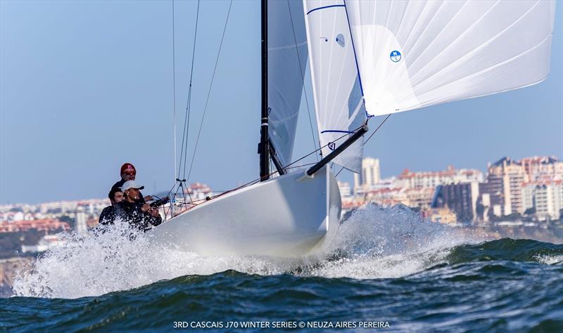 3rd J/70 Winter Series at Cascais photo copyright Neuza Aires Pereira taken at Clube Naval de Cascais and featuring the J70 class