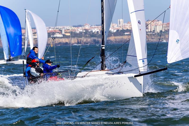 3rd J/70 Winter Series at Cascais photo copyright Neuza Aires Pereira taken at Clube Naval de Cascais and featuring the J70 class