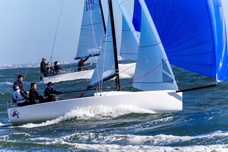 3rd J/70 Winter Series at Cascais photo copyright Neuza Aires Pereira taken at Clube Naval de Cascais and featuring the J70 class