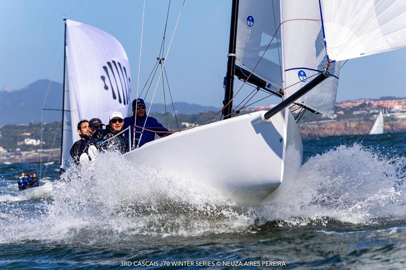 3rd J/70 Winter Series at Cascais photo copyright Neuza Aires Pereira taken at Clube Naval de Cascais and featuring the J70 class