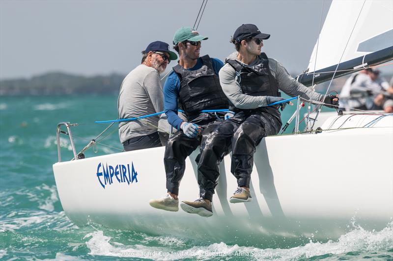 John Heaton's Empeiria J/70 during the 2026 Bacardi Invitational Regatta - photo © Anna Suslova