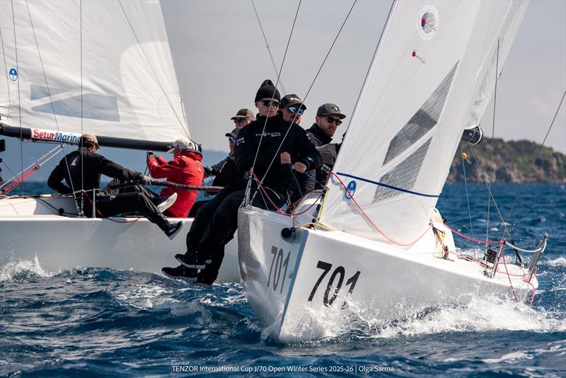 Tenzor International Cup - J/70 Open Winter Series 2025/26 - Leg 5 Day 3 - photo © Olga Sarma
