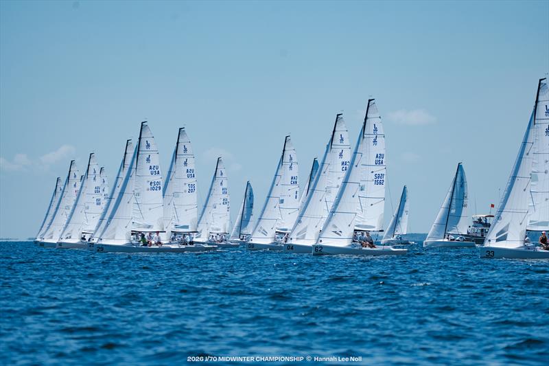 2026 J/70 Midwinter Championship photo copyright Hannah Lee Noll taken at Shake-A-Leg Miami and featuring the J70 class