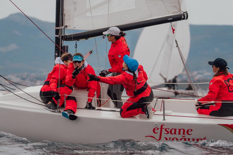 Tenzor International Cup - J/70 Open Winter Series 2025/26 - Leg 6 Day 2 - photo © Chiara Slijk