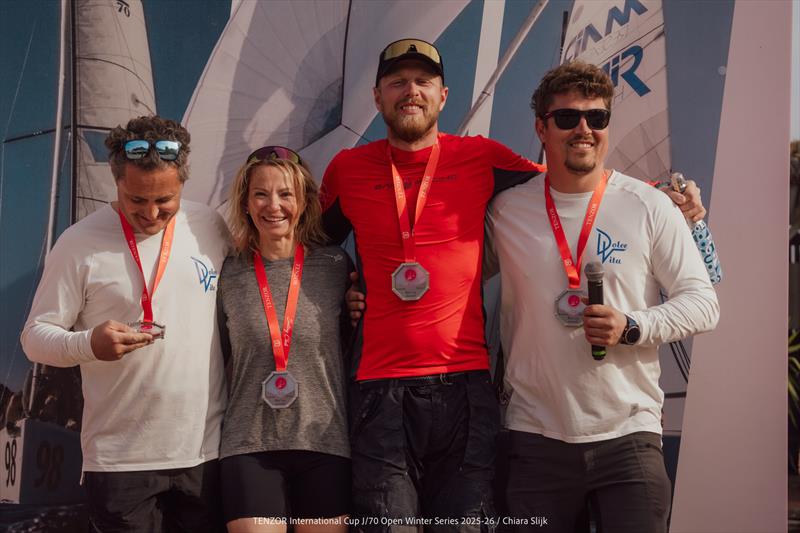 Tenzor International Cup - J/70 Open Winter Series 2025/26 - Leg 6 Prize Giving photo copyright Chiara Slijk taken at Tenzor Sailing Club and featuring the J70 class