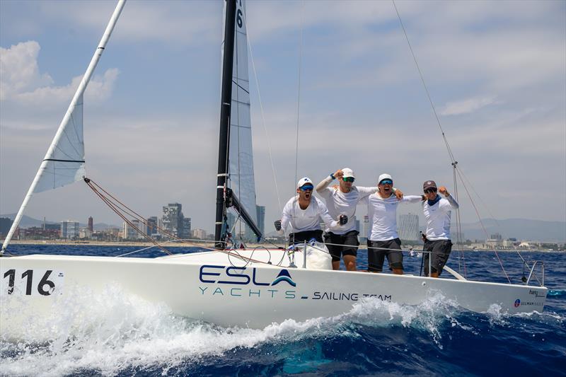 Hang Ten wins the European and Corinthian titles at the J/70 European Championship 2026 in Barcelona - photo © Torveo
