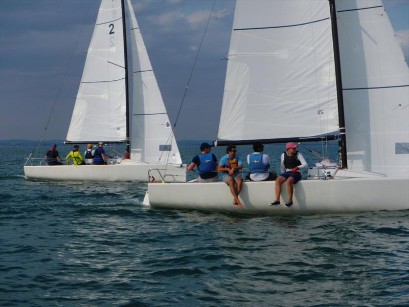J70 Regatta at Bembridge SC photo copyright Mike Samuelson taken at Bembridge Sailing Club and featuring the J70 class