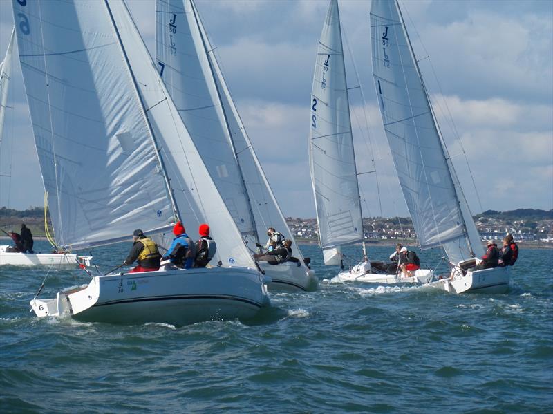 ISA All Ireland Sailing Championship day 2 photo copyright Jonathan Wormald Photography taken at Howth Yacht Club and featuring the J80 class