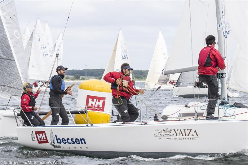 Hotel Princesa Yaiza wins the J/80 Worlds at Kiel photo copyright Sven Jürgensen / Mittelmann's Werft taken at Kieler Yacht Club and featuring the J80 class