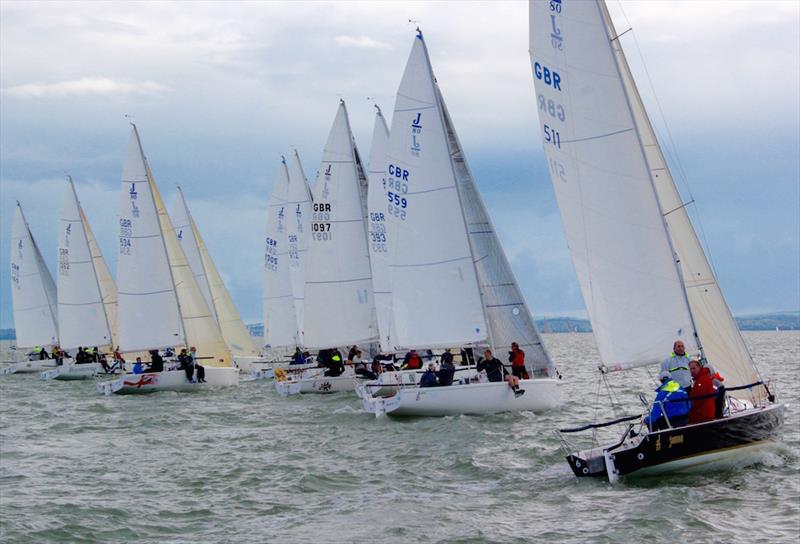 2015 J/80 UK National Championship at the Royal Southern YC photo copyright Royal Southern YC / Louay Habib taken at Royal Southern Yacht Club and featuring the J80 class