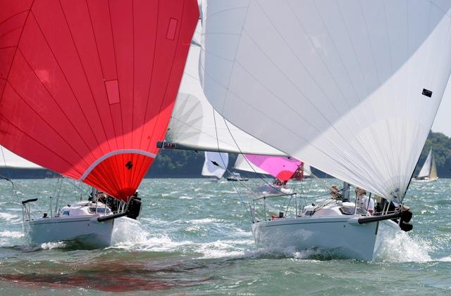 2013 J80 Nationals in Cowes - photo © Rick Tomlinson / www.rick-tomlinson.com