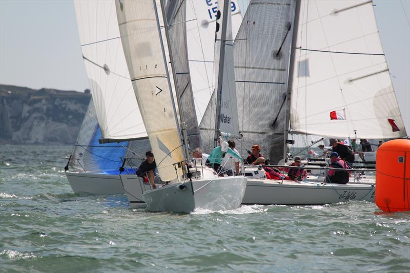 J/80 UK National Championships at Royal Lymington 2016 photo copyright Bex Clarke taken at Royal Lymington Yacht Club and featuring the J80 class