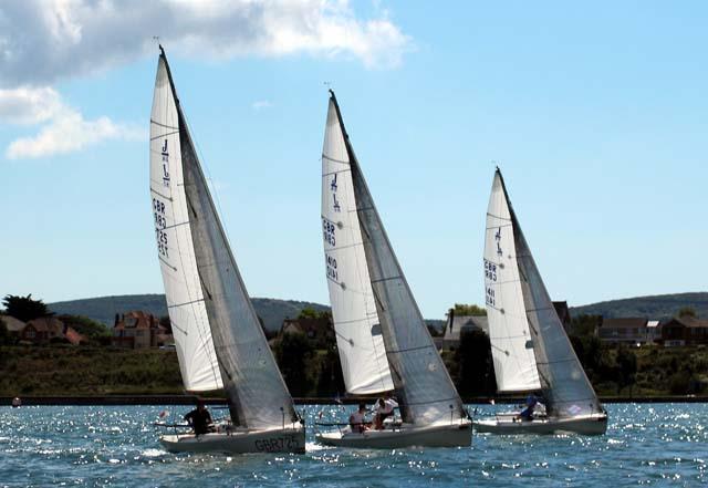 All set for the 10th Anniversary Taittinger RSYC Regatta photo copyright Keith Allso taken at Royal Solent Yacht Club and featuring the J80 class