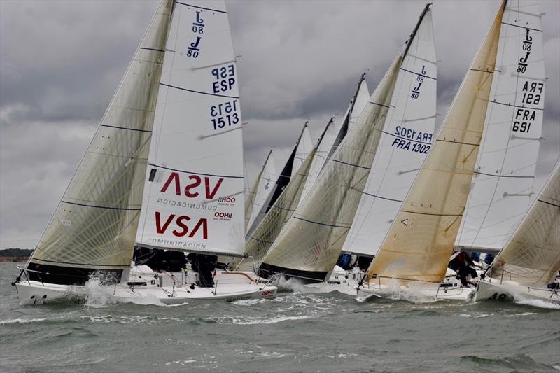 Day 2 of the J/80 World Championship at the Royal Southern photo copyright Louay Habib / Key Yachting taken at Royal Southern Yacht Club and featuring the J80 class