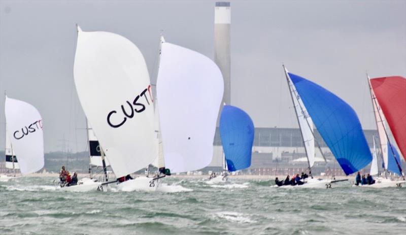 Day 2 of the J/80 World Championship at the Royal Southern photo copyright Louay Habib / Key Yachting taken at Royal Southern Yacht Club and featuring the J80 class