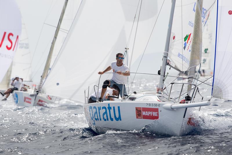 Grupo Garatu, Herbalife J80 on day 3 of the 36th Copa del Rey MAPFRE photo copyright María Muiña / Copa del Rey MAPFR taken at Real Club Náutico de Palma and featuring the J80 class