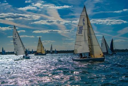 RLymYC Ocean Safety Thursday Night Racing Early Series day 9 photo copyright RLymYC taken at Royal Lymington Yacht Club and featuring the J80 class