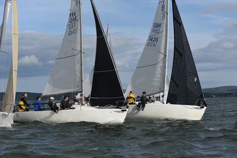 Spencers Estate Agents Royal Lymington Yacht Club Thursday Night Late Series day 1 photo copyright Paul French taken at Royal Lymington Yacht Club and featuring the J80 class