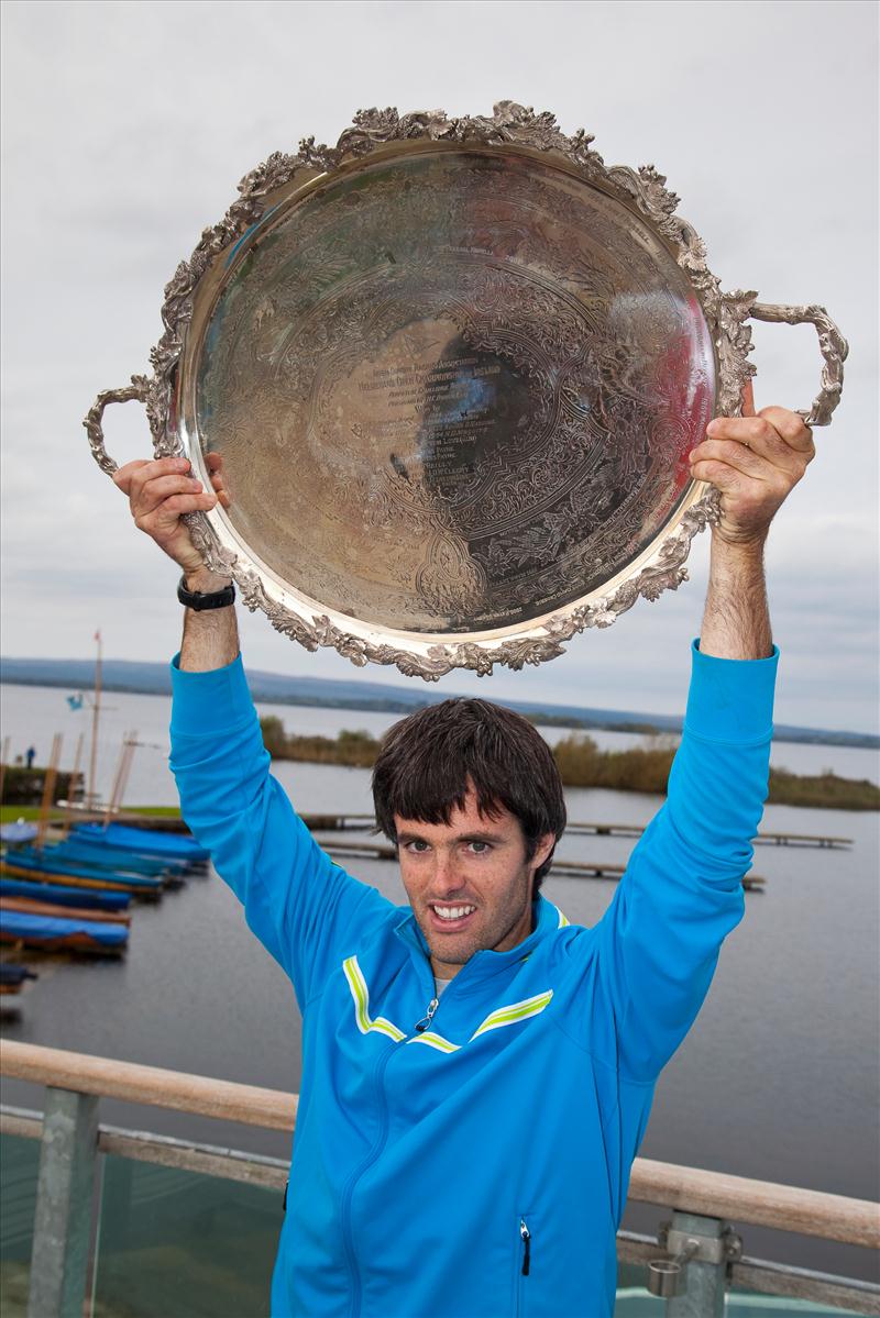 Peter O'Leary, Robert O'Leary and Robbie English win the ISA All Ireland Sailing Championship photo copyright David Branigan / Oceansport taken at Lough Derg Yacht Club and featuring the J80 class