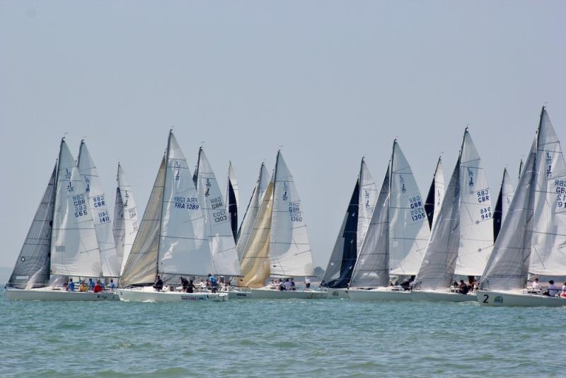 J/80 UK National Championships photo copyright Royal Lymington Yacht Club taken at Royal Lymington Yacht Club and featuring the J80 class