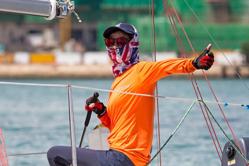 Kandice Ng, Footloose for J/80s photo copyright RHKYC / Guy Nowell taken at Royal Hong Kong Yacht Club and featuring the J80 class