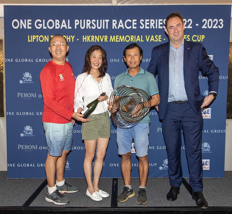 One Global Tomes Cup 2023 - 2nd Place J80 Footloose photo copyright RHKYC/ Guy Nowell taken at Royal Hong Kong Yacht Club and featuring the J80 class
