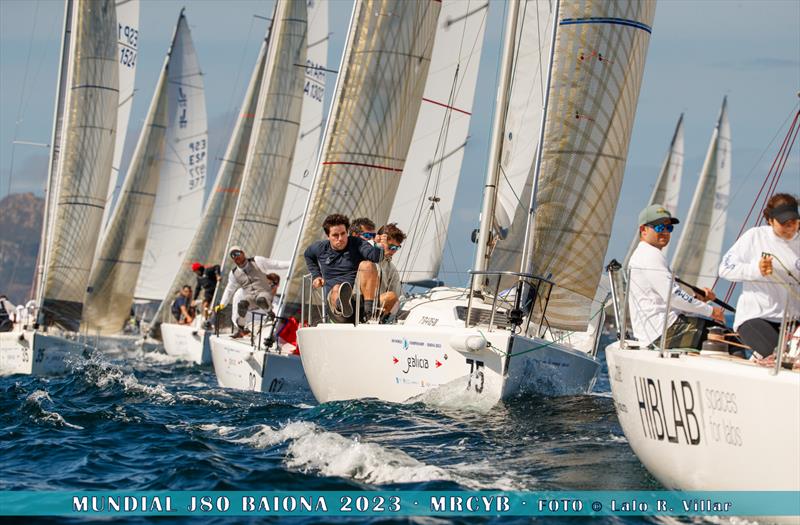 2023 J/80 World Championship photo copyright Lalo R. Villar taken at Monte Real Club de Yates and featuring the J80 class