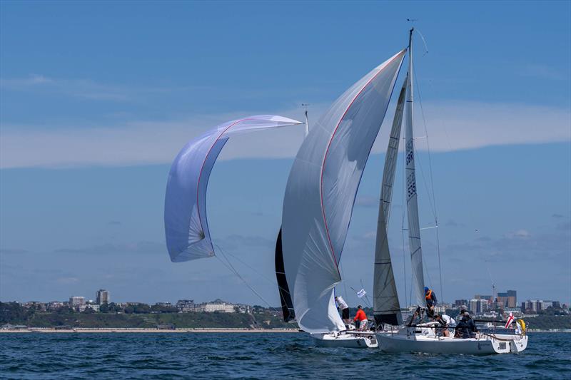 2024 International Paint Poole Regatta Day 1 photo copyright Ian Roman / International Paint Poole Regatta taken at Parkstone Yacht Club and featuring the J80 class