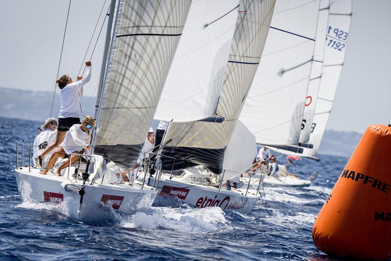 Women's Cup in the Copa del Rey MAPFRE photo copyright María Muiña / Copa del Rey MAPFRE taken at Real Club Náutico de Palma and featuring the J80 class