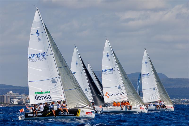 Women's Cup in the Copa del Rey MAPFRE photo copyright Nico Martínez / Copa del Rey MAPFRE taken at Real Club Náutico de Palma and featuring the J80 class