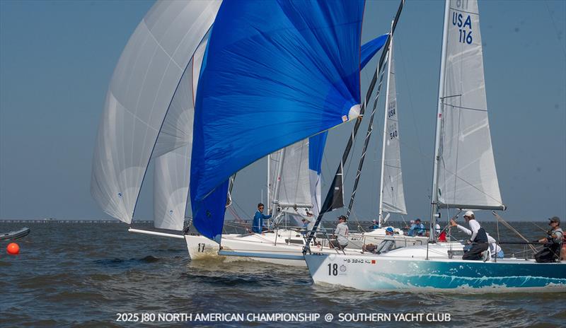 J/80 North American Championship 2025 day 2 photo copyright J80 North American Class Association taken at Southern Yacht Club and featuring the J80 class