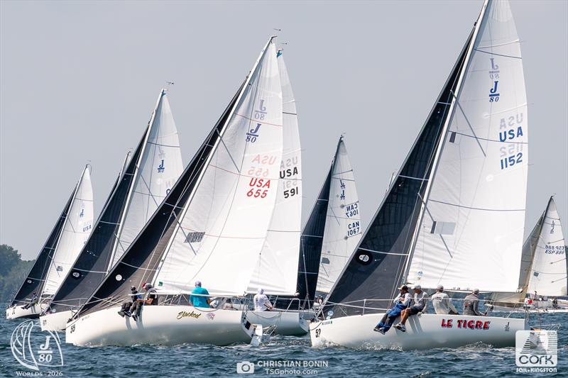 2026 J/80 World Championship at CORK Sail Kingston Day 2 photo copyright Christian Bonin / TSGphoto.com taken at CORK and featuring the J80 class