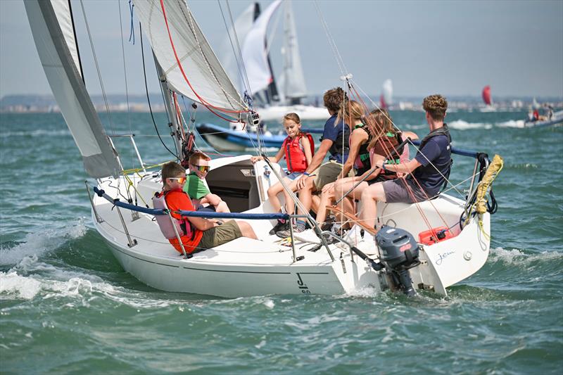 Family fun on Jem - North Sails Cowes Week Day 2 - photo © Paul Wyeth / www.pwpictures.com