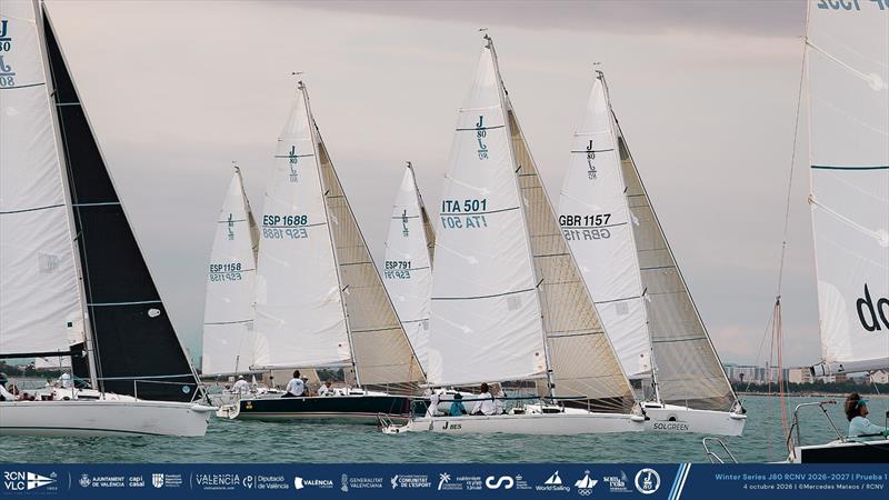 RCNV J80 Winter Series 2026-2027 photo copyright Mercedes Mateos / RCNV taken at Real Club Nautico Valencia and featuring the J80 class