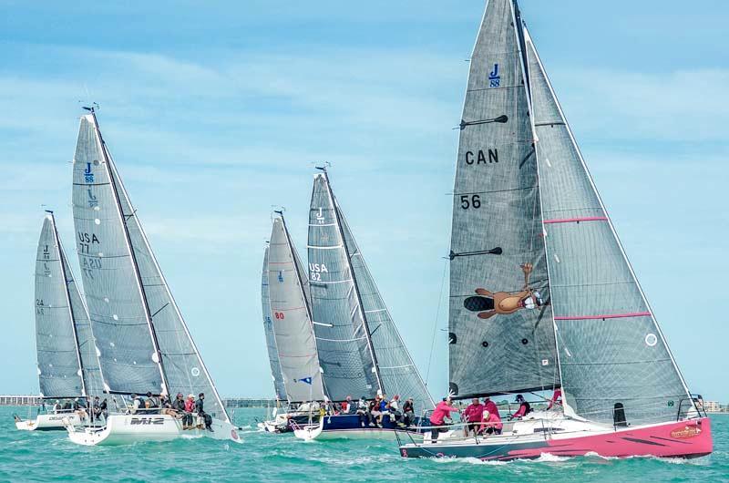 J/88's return as a class for 2017 photo copyright Sara Proctor / www.sailfastphotography.com taken at Storm Trysail Club and featuring the J/88 class