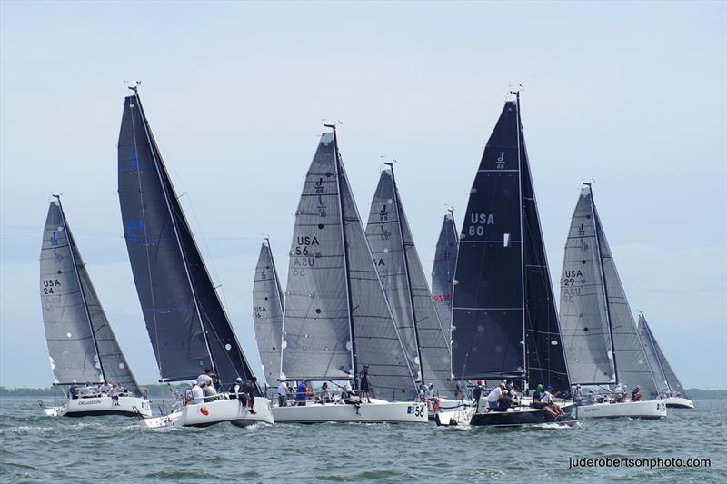 2019 Sperry Charleston Race Week - Day 2  photo copyright Jude Robertson / www.juderobertsonphoto.com taken at Charleston Yacht Club and featuring the J/88 class