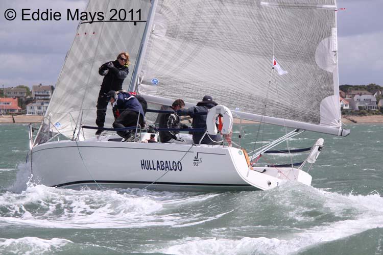 J/92 nationals in the central Solent photo copyright Eddie Mays taken at Royal Southern Yacht Club and featuring the J92 class