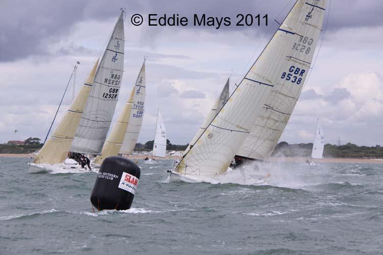 J/92 nationals in the central Solent photo copyright Eddie Mays taken at Royal Southern Yacht Club and featuring the J92 class