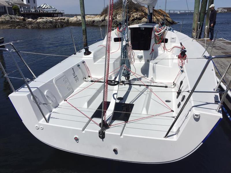 The J99 is at the upper end of the target range for the Mixed Two Person Offshore Keelboat photo copyright J/Boats, Newport taken at  and featuring the J/99 class