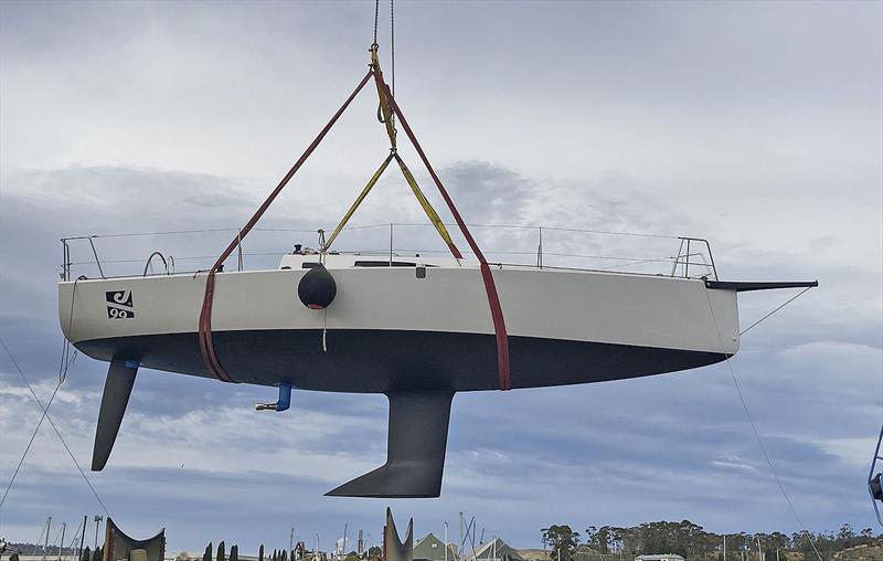 New J/99 undergoing commissioning for her Australian owner photo copyright J/Boats Australia taken at Royal Prince Alfred Yacht Club and featuring the J/99 class