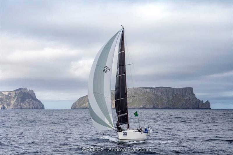 Jules Hall and Jan Scholten on Disko Trooper_Contender Sailcloth. - photo © Rolex / Andrea Francolini