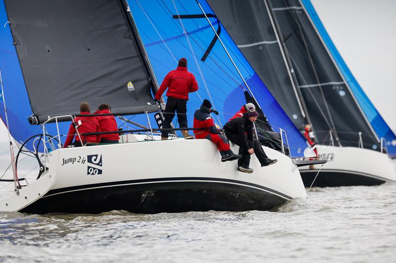 Jump 2 it - 42nd Hamble Winter Series - Week 7 - photo © Paul Wyeth / www.pwpictures.com