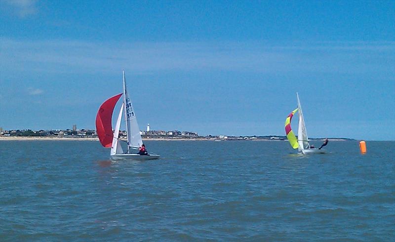 Javelin Nationals at Southwold photo copyright Jeremy Taylor taken at Southwold Sailing Club and featuring the Javelin class