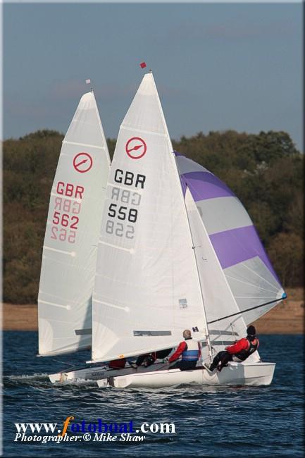 Javelins and Hornets Carsington photo copyright Mike Shaw / www.fotoboat.com taken at Carsington Sailing Club and featuring the Javelin class