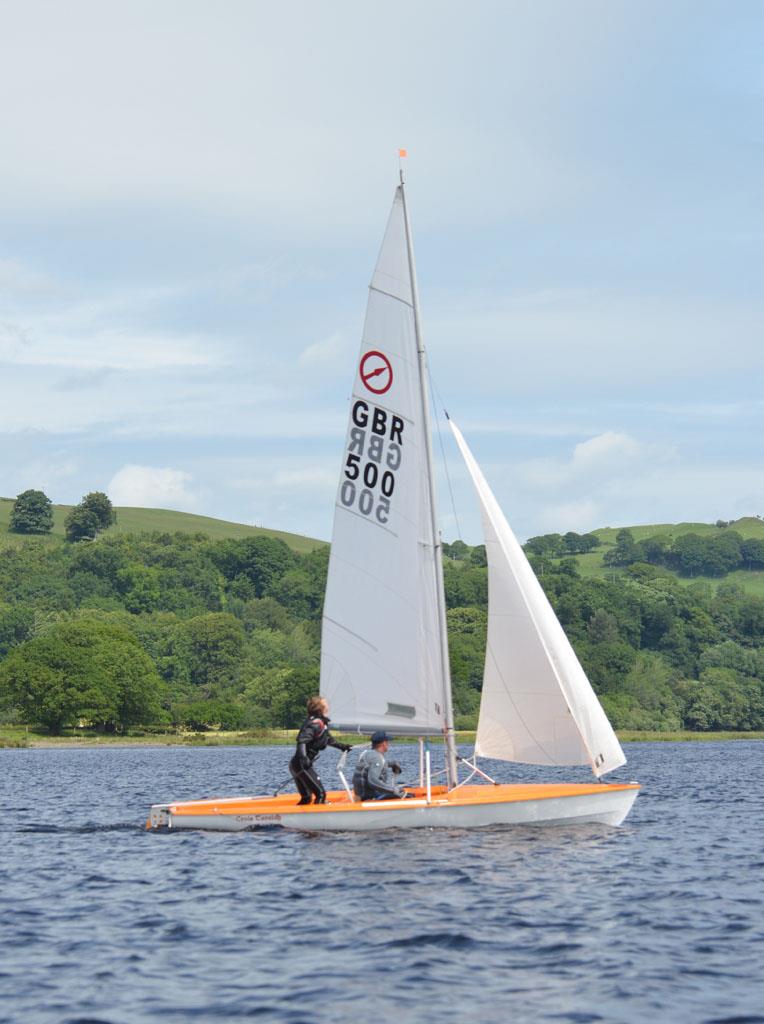 Bala Long Distance Race photo copyright John Hunter taken at Bala Sailing Club and featuring the Javelin class